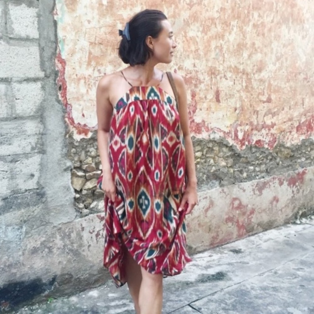 Anthropologie Saturday Sunday Silk Recoleta Dress